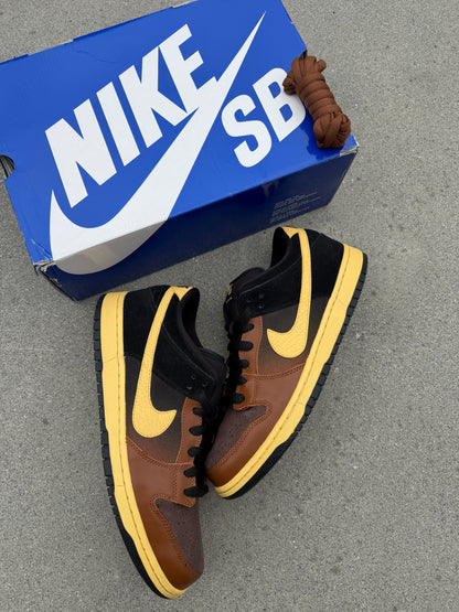 Size 10.5 - Nike Dunk Low Premium Black and Tan