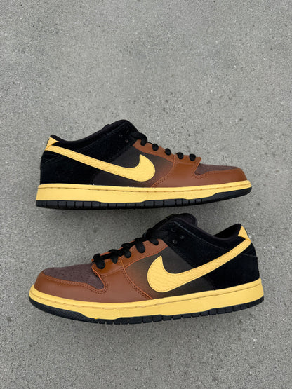 Size 10.5 - Nike Dunk Low Premium Black and Tan