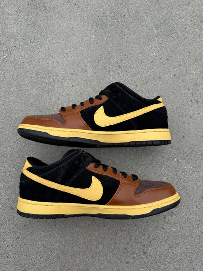 Size 10.5 - Nike Dunk Low Premium Black and Tan