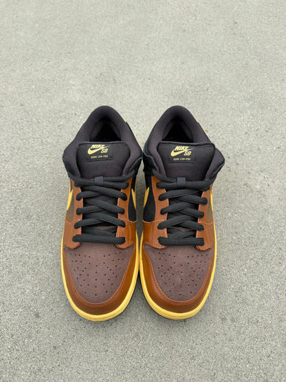 Size 10.5 - Nike Dunk Low Premium Black and Tan