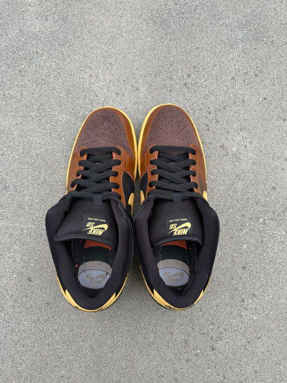 Size 10.5 - Nike Dunk Low Premium Black and Tan