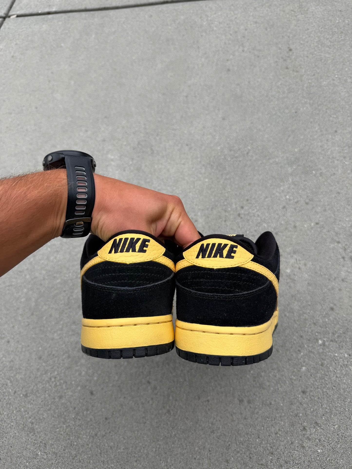 Size 10.5 - Nike Dunk Low Premium Black and Tan