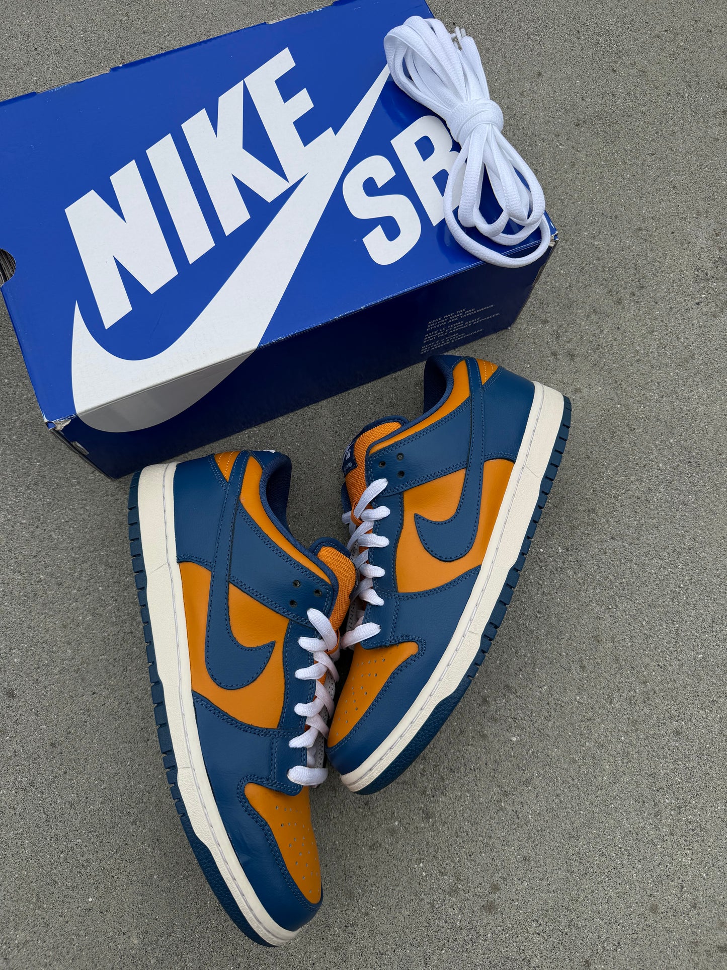 Size 10.5 - Nike Dunk Low Pro SB Sunset French Blue