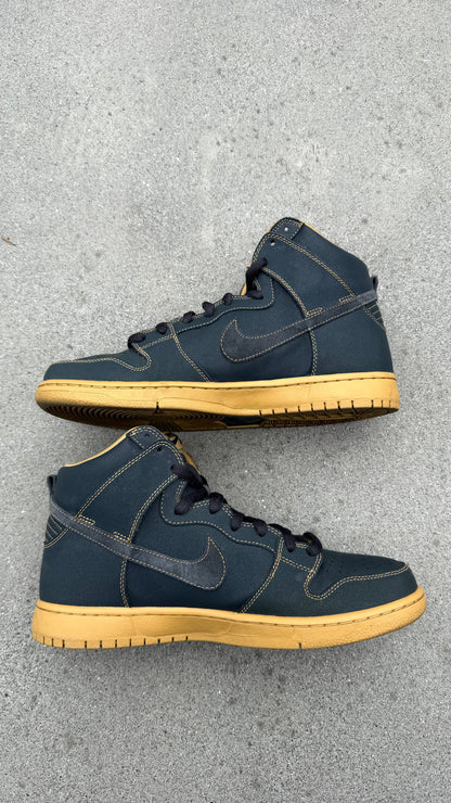 Size 10.5 - Nike Dunk High Pro SB Golden Straw