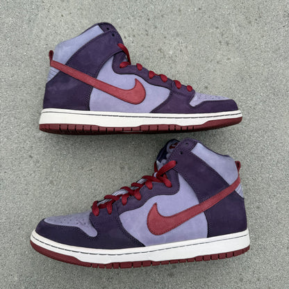 Size 10.5 - Nike Dunk High Pro SB Plum