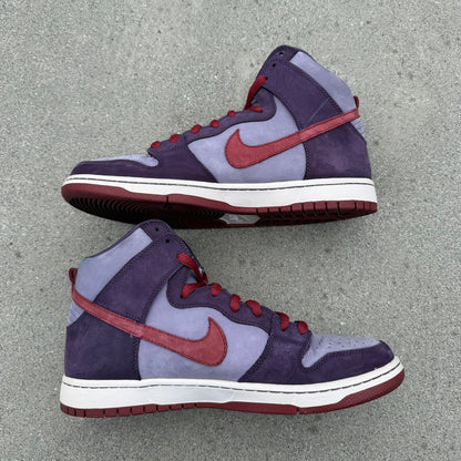 Size 10.5 - Nike Dunk High Pro SB Plum