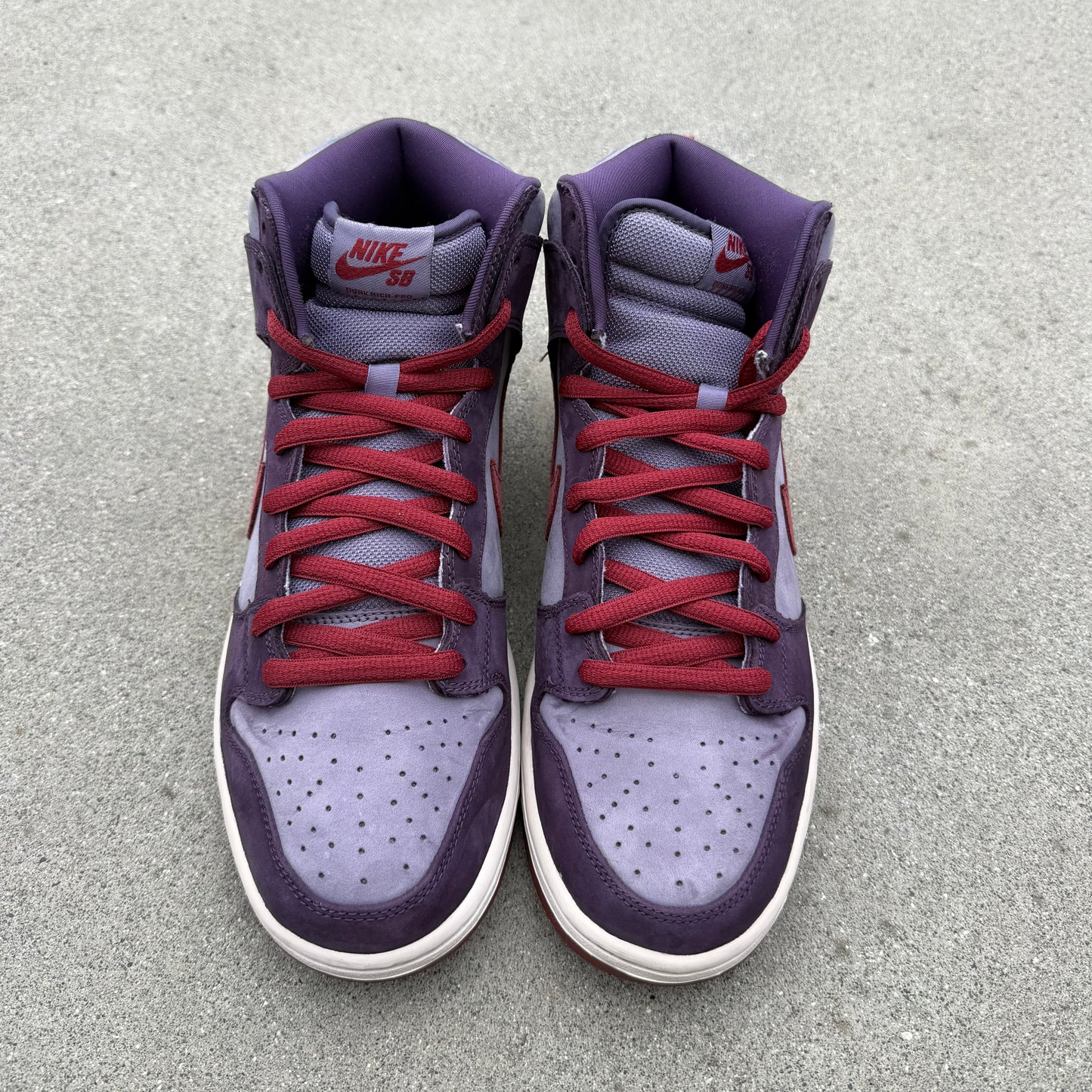 Size 10.5 - Nike Dunk High Pro SB Plum