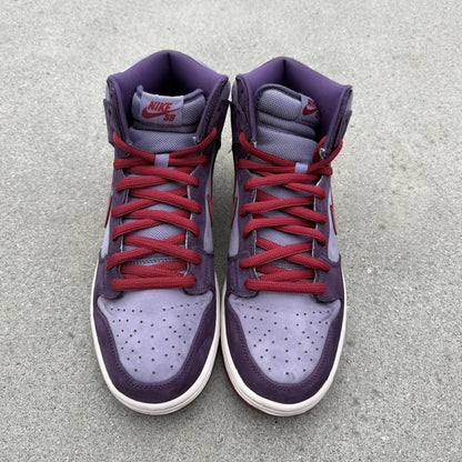 Size 10.5 - Nike Dunk High Pro SB Plum