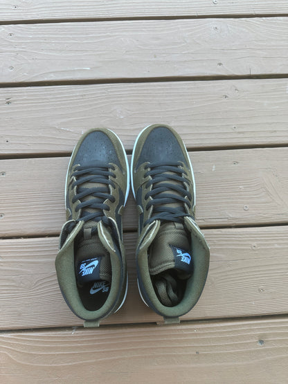 Size 11 - Nike SB Zoom Dunk High Pro Dark Loden