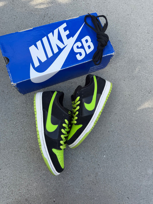 Size 9 - Nike Dunk Low Pro SB J-Pack Neon