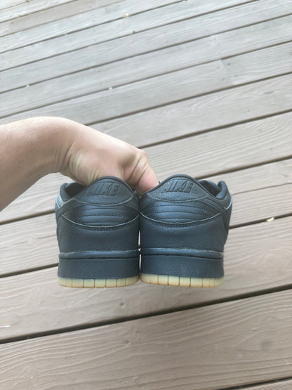 Size 12 - Nike Dunk Low Pro B Black Griptape