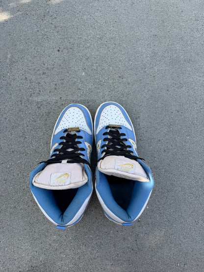 Size 10 - Supreme x Dunk High Pro SB Blue Stars