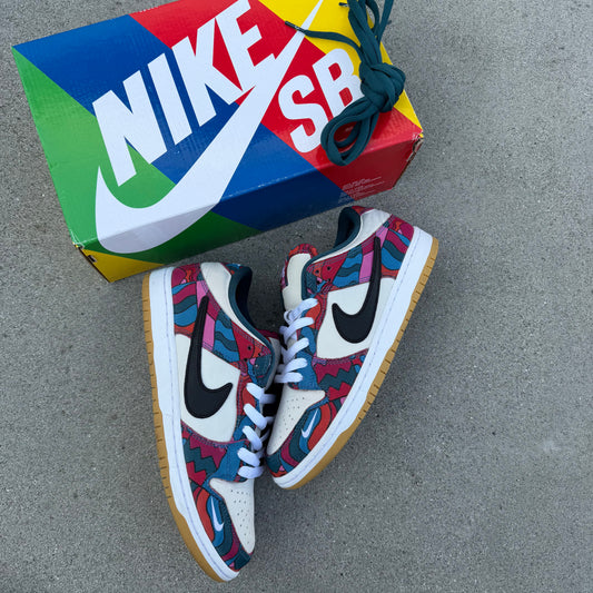 Size 8.5 - Parra x Nike SB Dunk Low Pro Abstract Art