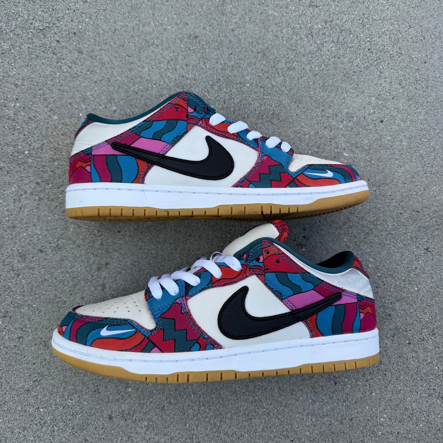 Size 8.5 - Parra x Nike SB Dunk Low Pro Abstract Art