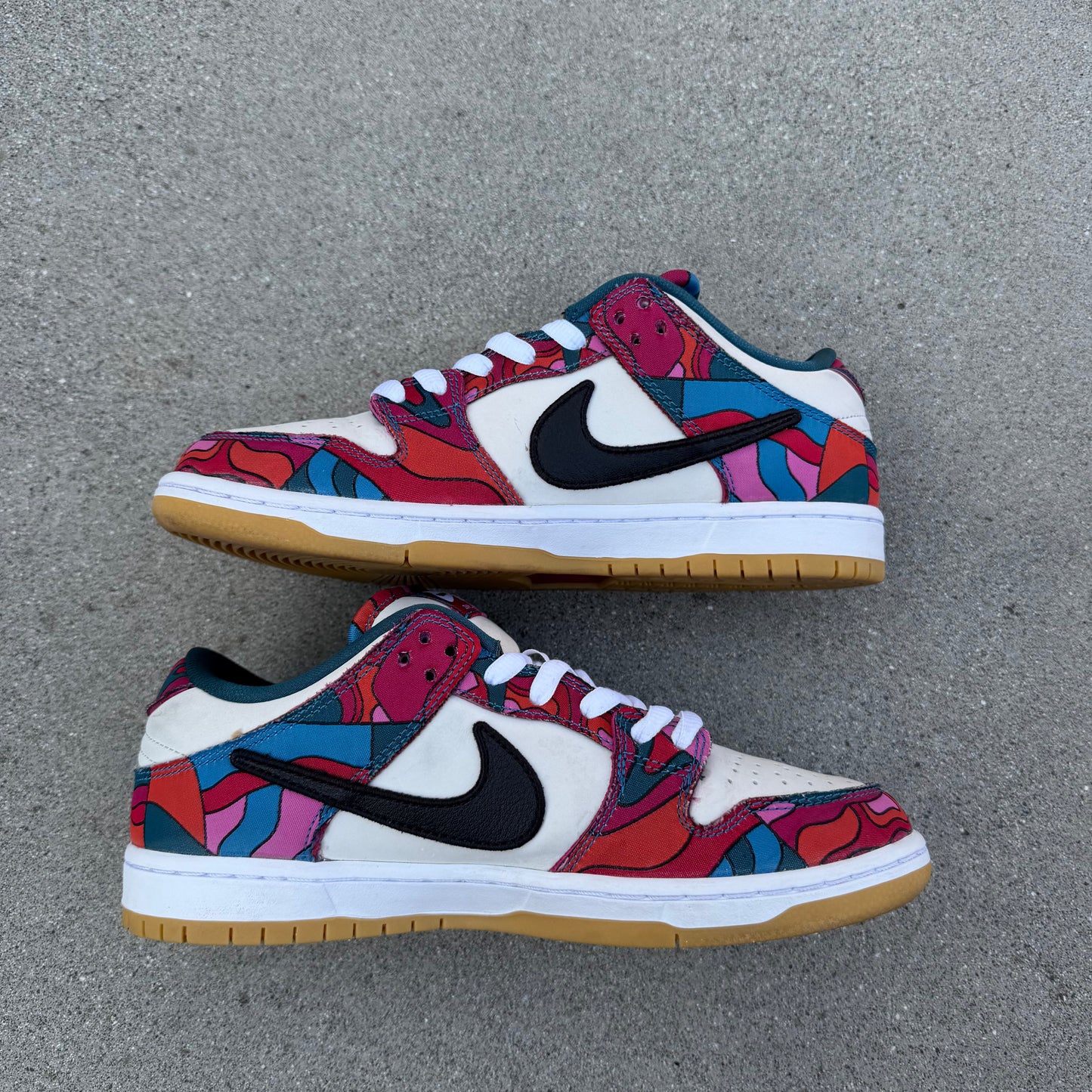 Size 8.5 - Parra x Nike SB Dunk Low Pro Abstract Art