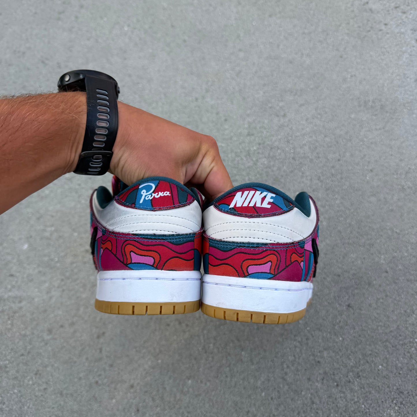 Size 8.5 - Parra x Nike SB Dunk Low Pro Abstract Art