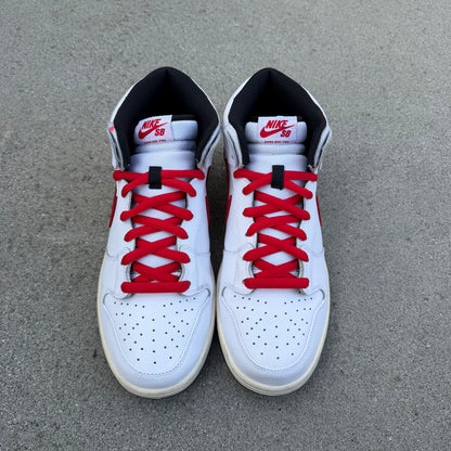 Size 10.5 - Nike Dunk Mid Pro SB White & Red