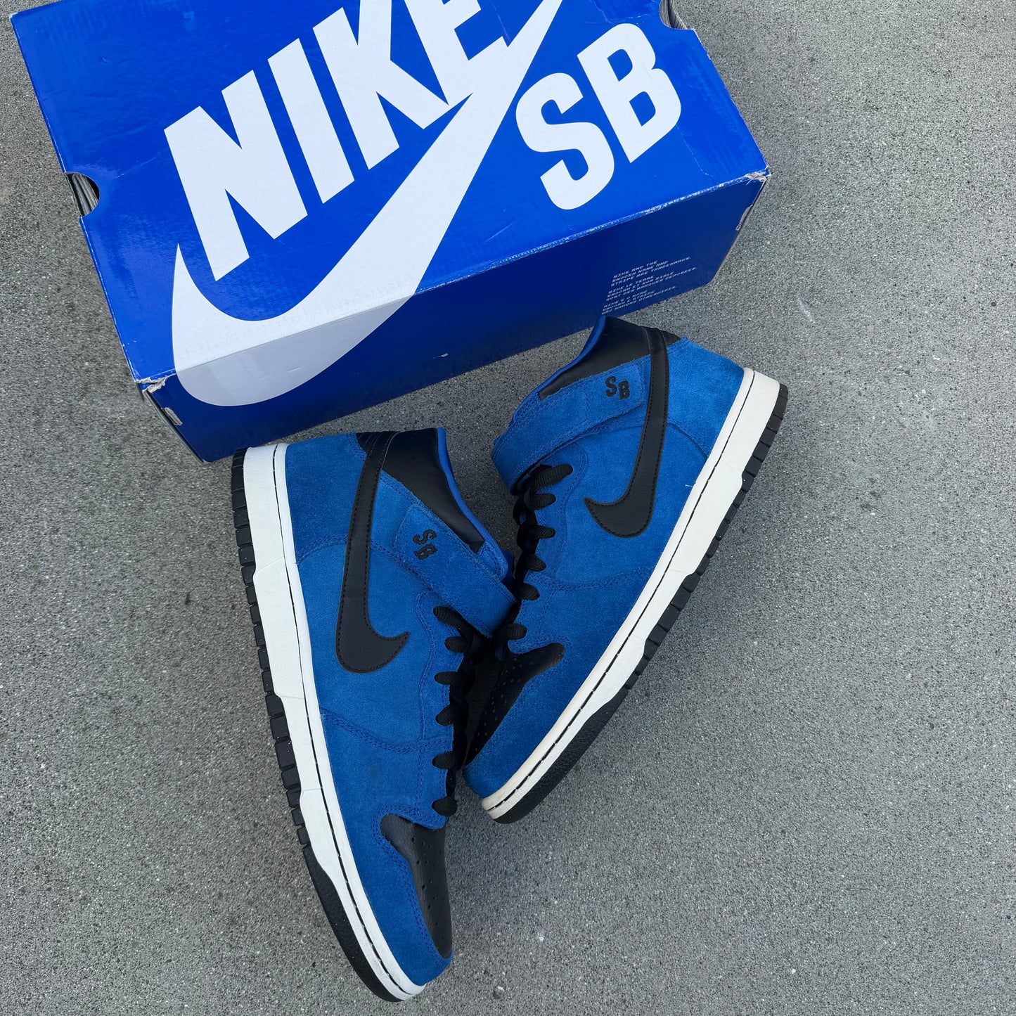 Size 10.5 - Nike Dunk Mid Pro SB Royal Blue