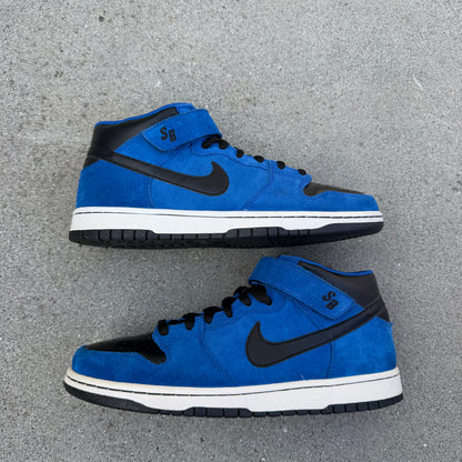 Size 10.5 - Nike Dunk Mid Pro SB Royal Blue