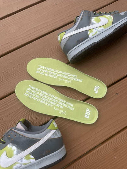 Size 10 - HUF x Nike SB Dunk Low OG QS 'Wait, What!?' Friends & Family