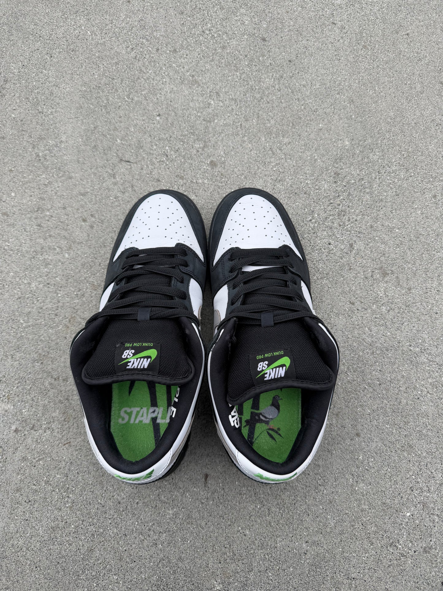 Size 9.5 - Jeff Staple x Nike SB Dunk Low Pro OG QS Panda Pigeon