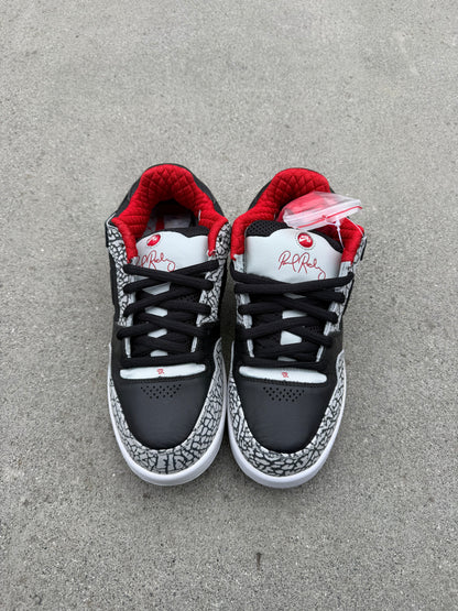Size 10 - Nike Paul Rodriguez 2 Zoom Air Black Cement