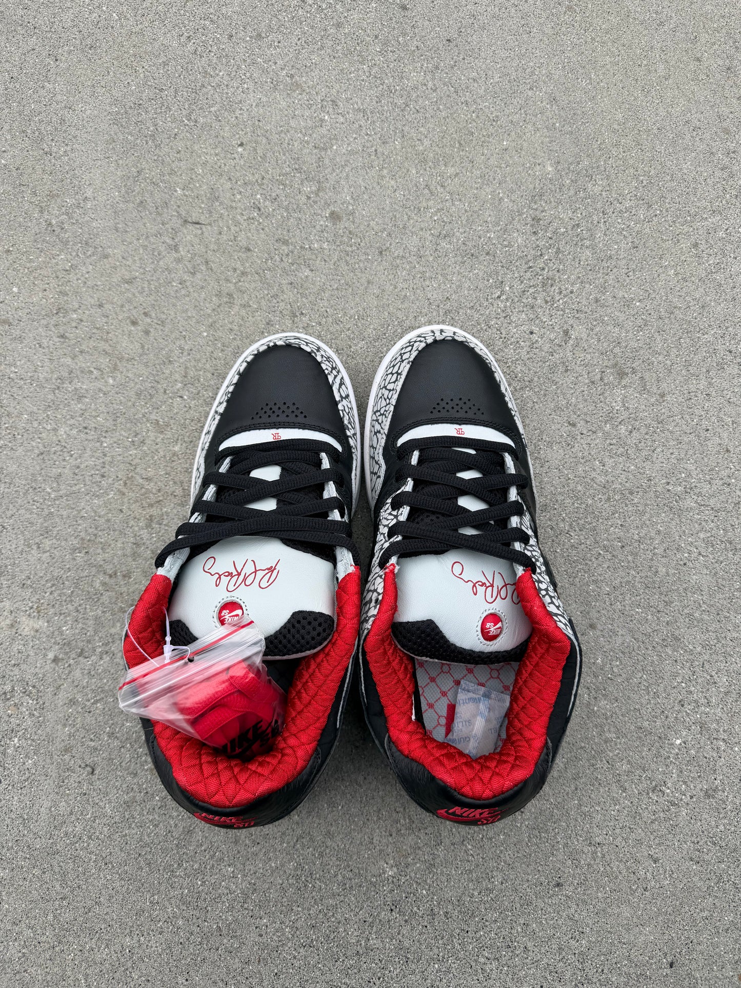 Size 10 - Nike Paul Rodriguez 2 Zoom Air Black Cement
