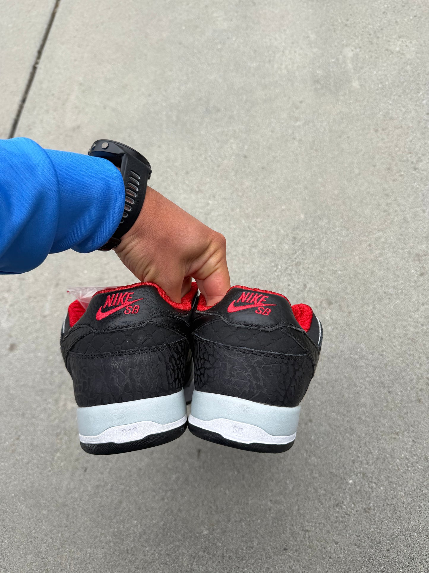 Size 10 - Nike Paul Rodriguez 2 Zoom Air Black Cement