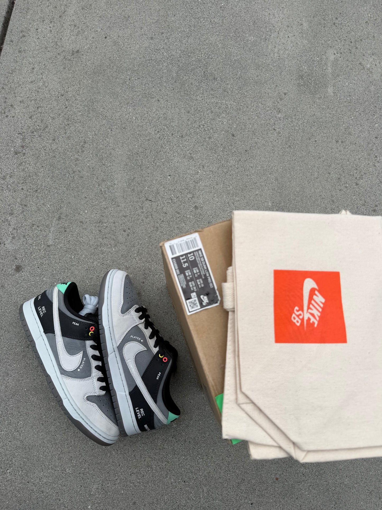 Size 10 - Nike SB Dunk Low Pro ISO VX1000