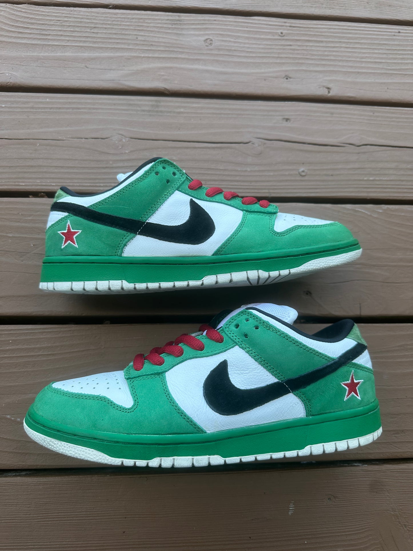Size 11 - Nike Dunk Low Pro SB Heineken