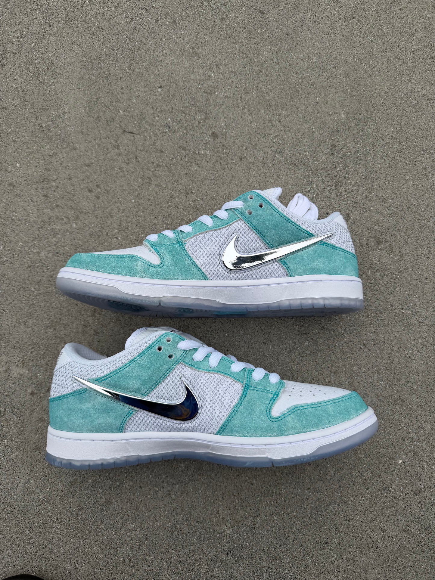 Size 10 - April Skateboards x Nike SB Dunk Low Pro Turbo Green