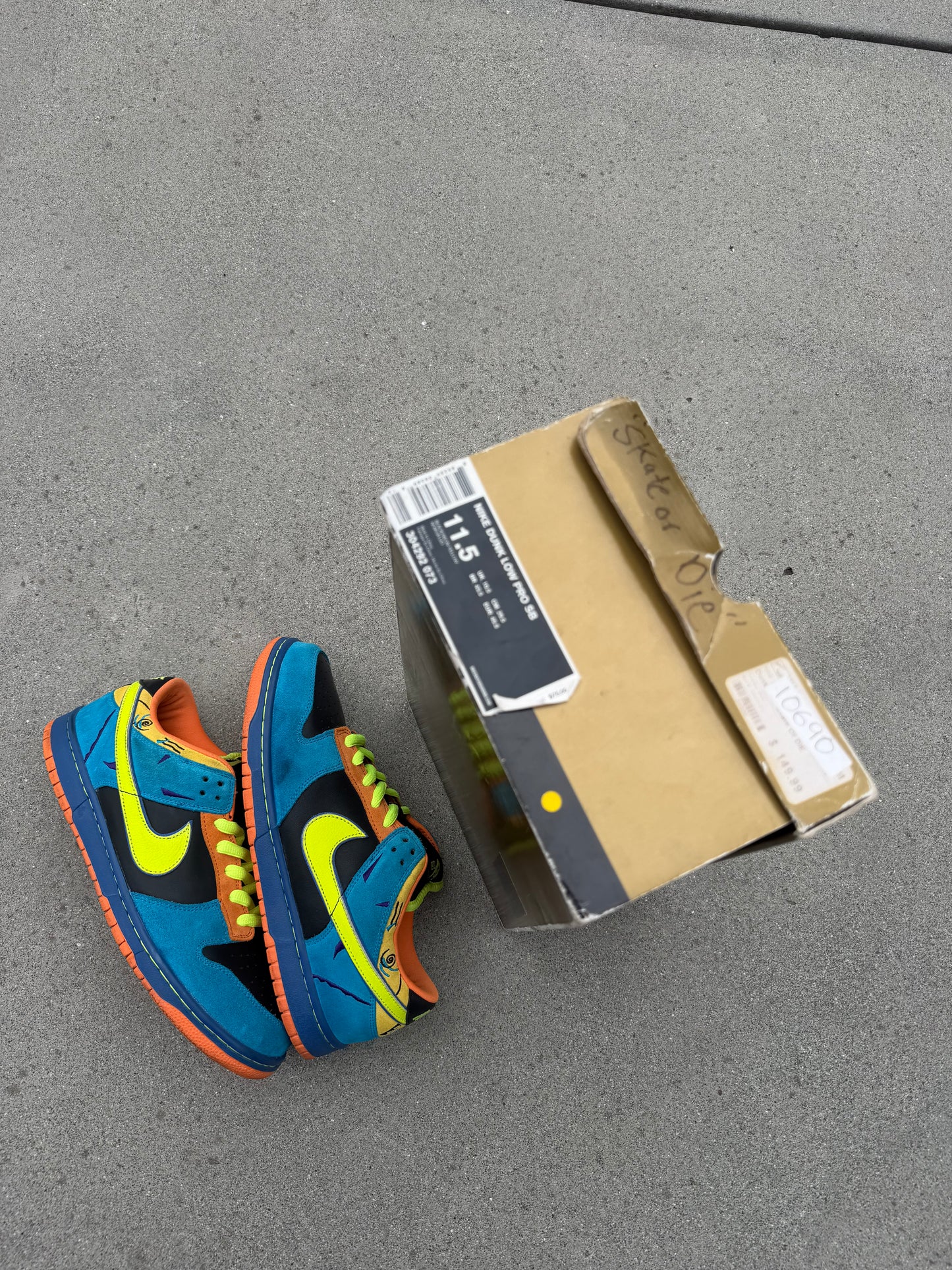 Size 11.5 - Nike Dunk Low Pro SB Skate or Die