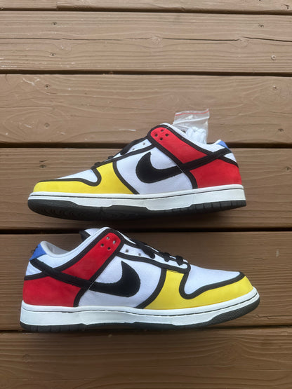 Size 10 - Nike Dunk Low Pro SB Piet Mondrian