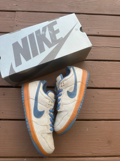 Size 9.5 - Nike Dunk Low Pro SB Blue Hemp