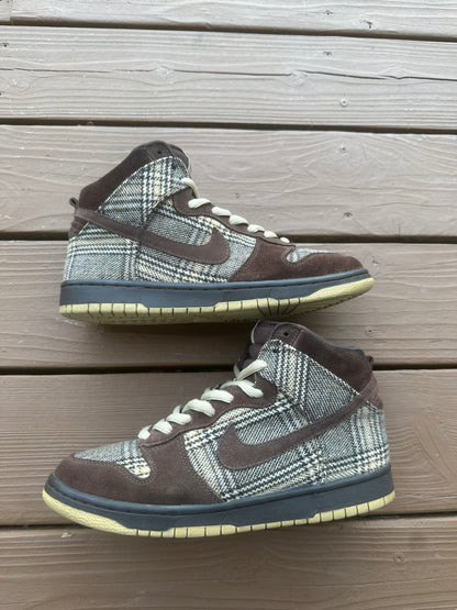 Size 9.5 - Nike Dunk High Pro SB Tweed