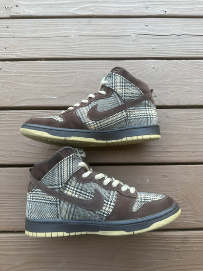 Size 9.5 - Nike Dunk High Pro SB Tweed