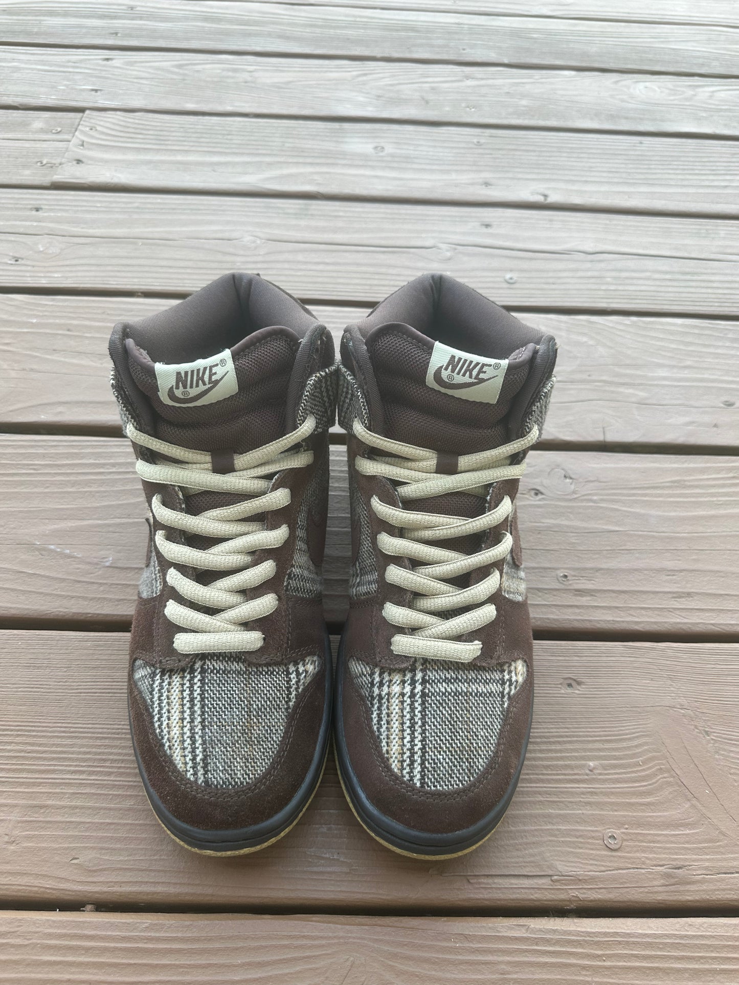 Size 9.5 - Nike Dunk High Pro SB Tweed
