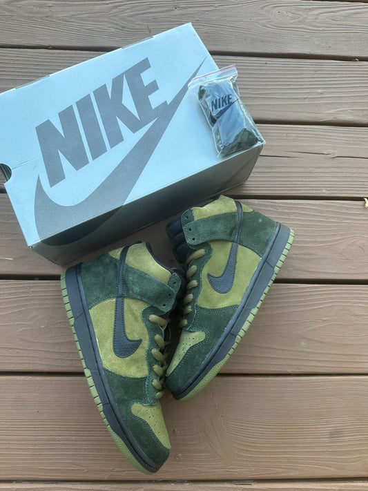 Size 9.5 - Nike Dunk High Pro SB Hulk