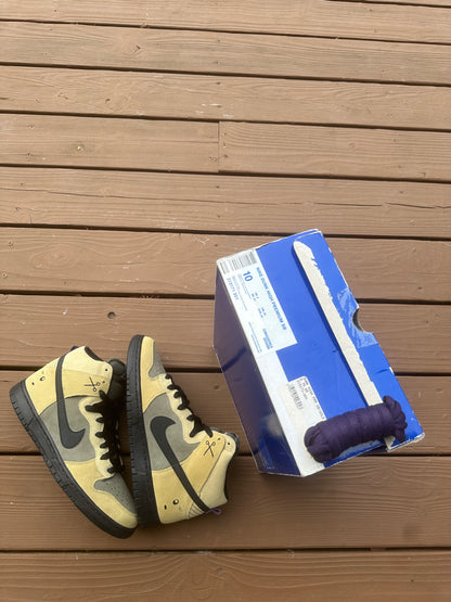 Size 10 - Nike Dunk High Premium SB Chrome Ball