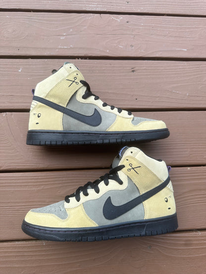 Size 10 - Nike Dunk High Premium SB Chrome Ball