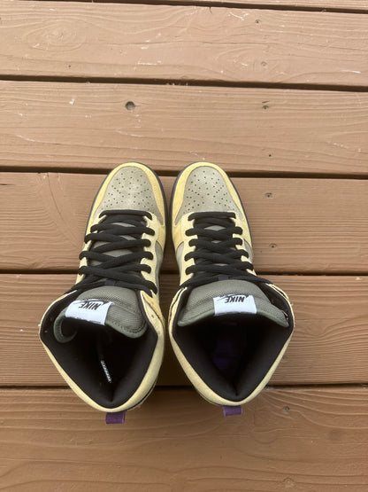Size 10 - Nike Dunk High Premium SB Chrome Ball