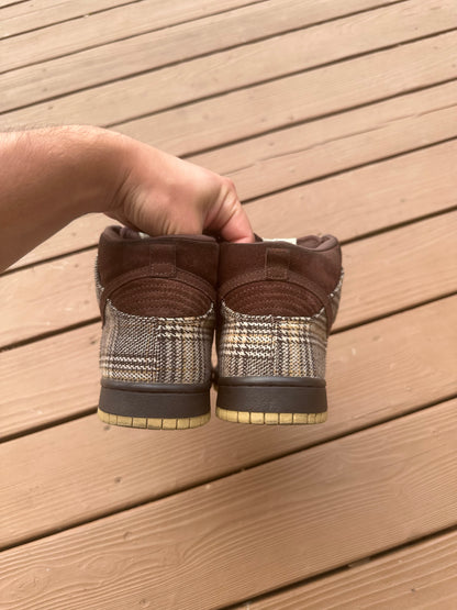 Size 9.5 - Nike Dunk High Pro SB Tweed