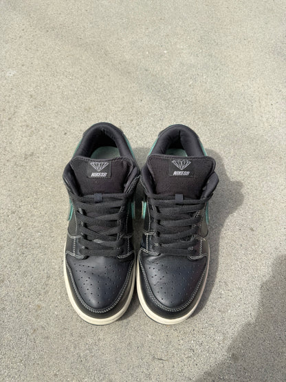 Size 9.5 - Diamond Supply Co. x Nike SB Dunk Low Pro Black Diamond