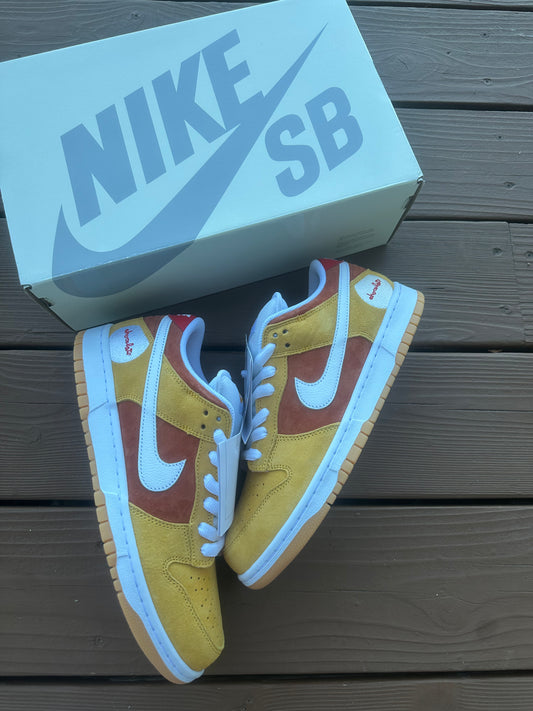 Size 9 - Chocolate Skateboards x Dunk Low SB 'Sun'