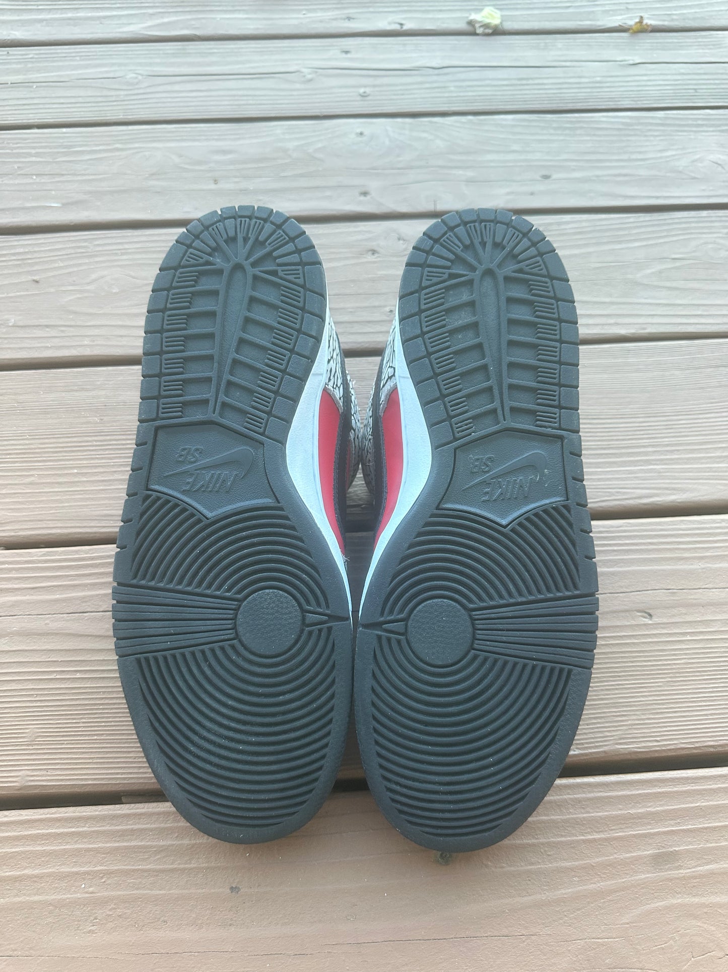 Size 11 - Supreme x Nike SB Dunk Low Premium Red Cement
