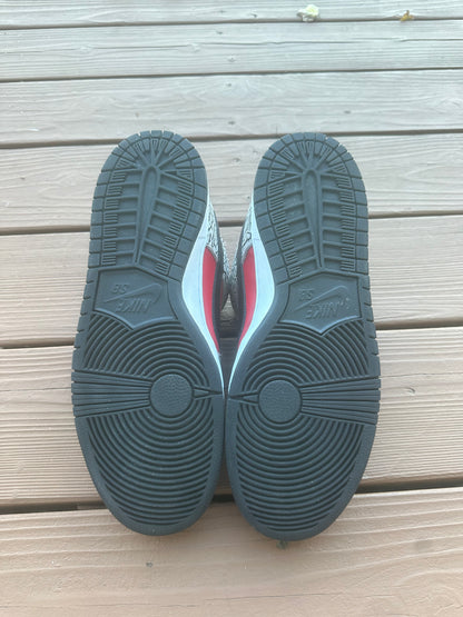 Size 11 - Supreme x Nike SB Dunk Low Premium Red Cement