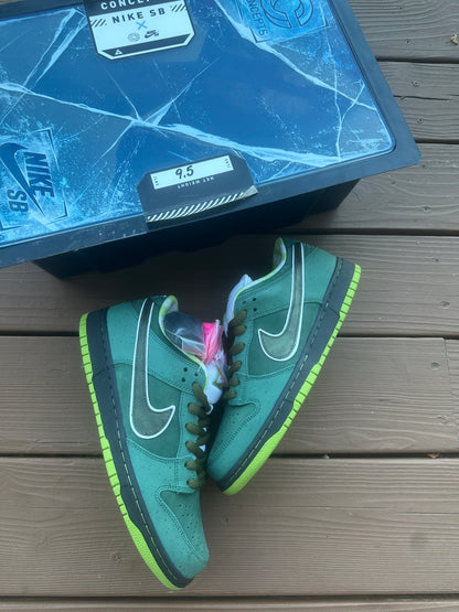 Size 9.5 - Concepts x Nike SB Dunk Low Premium Green Lobster Special Box
