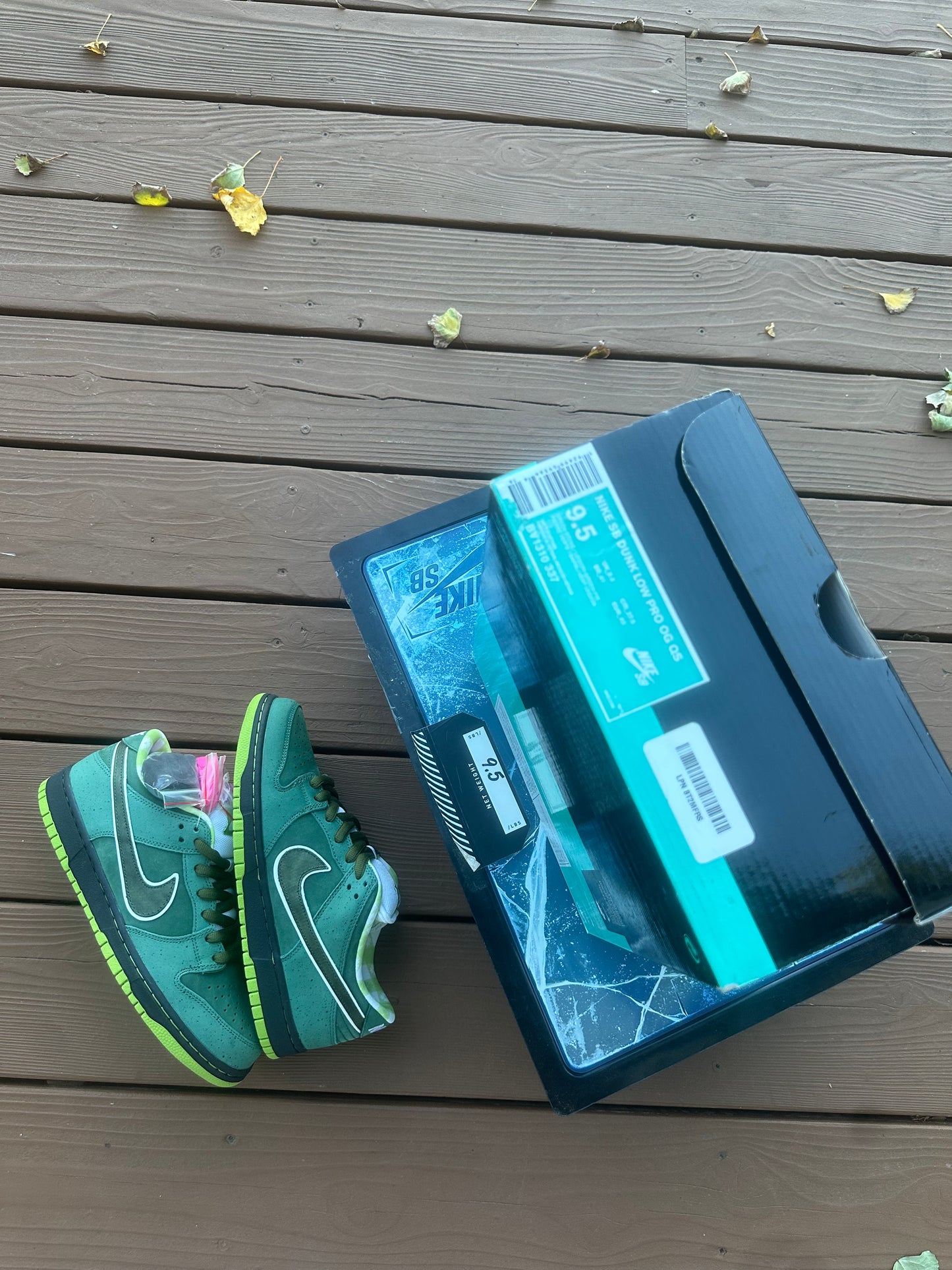 Size 9.5 - Concepts x Nike SB Dunk Low Premium Green Lobster Special Box