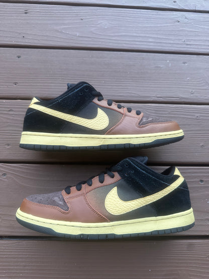Size 11 - Nike Dunk Low Premium Black and Tan