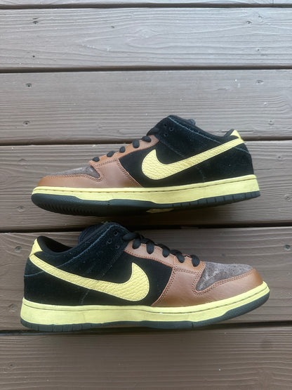 Size 11 - Nike Dunk Low Premium Black and Tan